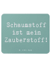 Mr. & Mrs. Panda Mouse Pad Spruch Zauber der Polsterin mit Spruch in Meeresbrise