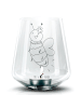Mr. & Mrs. Panda Stumpenkerzenhalter Biene Blume ohne Spruch in Transparent