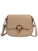 Florence Florence Umhängetasche Leder taupe, beige ca. 23cm