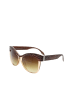 collezione alessandro Sonnenbrille " Kroko " in braun