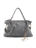 FREDs BRUDER Velvet Wild Schultertasche Leder 59 cm in dark grey