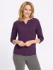 Sieh an! 3/4-Arm-Shirt in traube