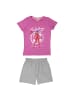 Miraculous Miraculous Schlafanzug - Ladybug  Kurzarm in grau/pink