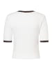 More & More schmale Ripp-Strickjacke, Retro-Look in off white