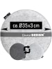 DuneDesign 2er Set Filz Stuhlkissen Aska in Grau