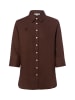 Marie Lund Leinenbluse Rihab in schoko - 0059