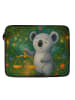 Mr. & Mrs. Panda Laptop Bag Waage Astrologie Design ohne Spruch in Weiß