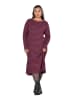 Studio Untold Jerseykleid in weinrot