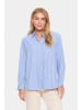 SAINT TROPEZ Langarm - Hemd JunoSZ Lockere Passform in Nautical Blue