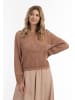 Albee Women Strick Pullover in Kamel