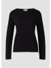 s.Oliver Strickpullover langarm in Schwarz