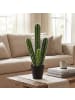 HOMCOM Kunstpflanze in Grün 13L x 13B x 53H cm