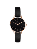 s.Oliver Armbanduhr zeitlos und elegant in schwarz