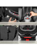 tectake Drehbarer Autositz Linus ab Geburt bis 150 cm, Belastbarkeit 36 kg, hellgrau/sch