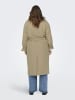 ONLY Carmakoma Trenchcoat in Tannin