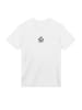 F4NT4STIC T-Shirt Knut und Jan Scribble Logo in weiß