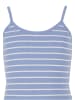 Urban Classics Urban Classics Girls Striped Rib Basic Top in powderblue/white