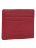 Esquire Oslo Nappa Kreditkartenetui RFID Leder 9,5 cm in rot