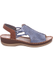 rieker Keilsandalette in blau