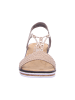 rieker Keilsandalette in beige