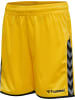 Hummel Hummel Poly Shorts Hmlauthentic Multisport Kinder Leichte Design Schnelltrocknend in SPORTS YELLOW/BLACK