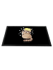 Mr. & Mrs. Panda Schmutzmatte Waschbär ohne Spruch in Schwarz