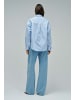 Salsa Jeans Langarmbluse Oversize Basic in Light Blue