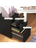 Vinsetto Rollcontainer-37L x 43,5B x 60H cm-Schwarz