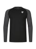 SikSilk Long Sleef in black/grey