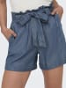 ONLY Shorts Bermudas Jeans-Shorts Seitentaschen Gürtel in Blau-3