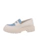 Ital-Design Halbschuh in Beige und Blau