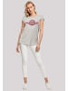 F4NT4STIC T-Shirt DC Comics Wonder Woman Rainbow Logo in grau meliert
