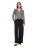 Betty Barclay Blusenshirt mit Bluseneinsatz in Beige/Braun