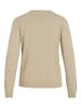 Vila Strickpullover in Natural Melange