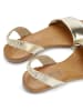 LASCANA Sandale in goldfarben