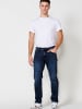 KOROSHI Regular fit stretch jeans. in blau