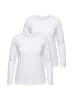 Ulla Popken Shirt in schneeweiß