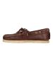 Clarks Schnürschuhe Godney Boat in 5220 British Tan Lea