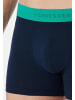 Schiesser Retro Short / Pant 95/5 Cotton in Blau / türkis / grün