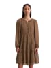 Marc O'Polo Kurzes Stufenkleid regular in multi/warm brown