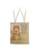 Mr. & Mrs. Panda Stofftasche Otter Blumenstrauß Design mit Spruch in Weiß
