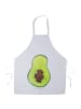 Mr. & Mrs. Panda Kellner Schürze Avocado Kern ohne Spruch in Weiß