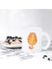 Mr. & Mrs. Panda Glas Katze Mittelfinger ohne Spruch in Transparent
