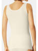 UNCOVER BY SCHIESSER Unterhemd / Tanktop Bamboo Cotton in Off-white / Dunkelblau