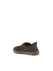 Santoni Braun Kalb Leder Bos Taurus Niedrig Top Sneaker