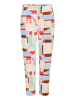 ICHI Casual Hose IHKATE Regular fit in Multi Tile aop
