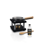 DeWok Mobiler Wok Single Set Edelstahl/schwarz inkl. Brenngel 500ml Schwarz