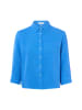 Marie Lund Hemdbluse in blau - 0004