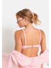 LSCN BY LASCANA Triangel-Bikini-Top in rosa bedruckt