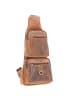 Greenburry Vintage Umhängetasche Leder 20 cm in brown